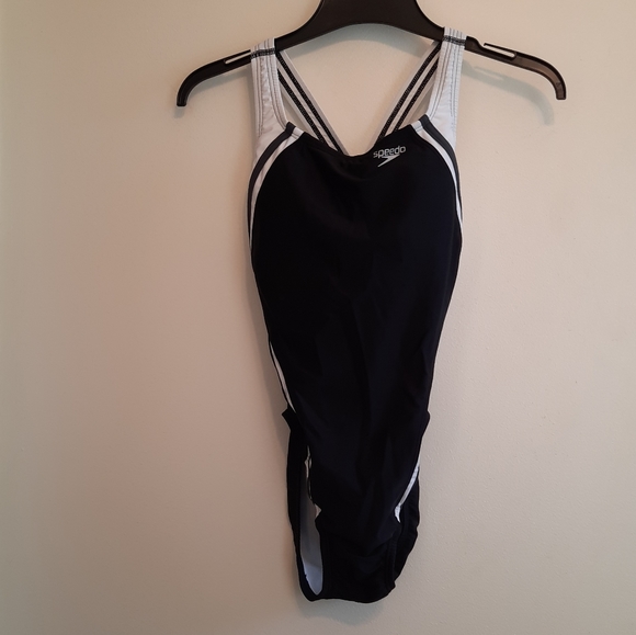 Speedo Quantum Splice Hydrobra  PowerFLEX Eco One Piece Swimsuit - Picture 4 of 16